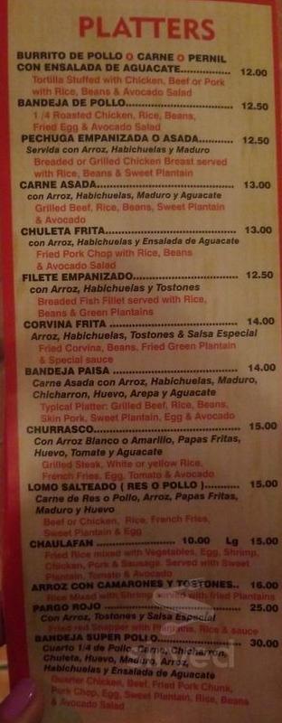 Super Pollo Menu.pdf Super Pollo menu in Queens, New York, USA