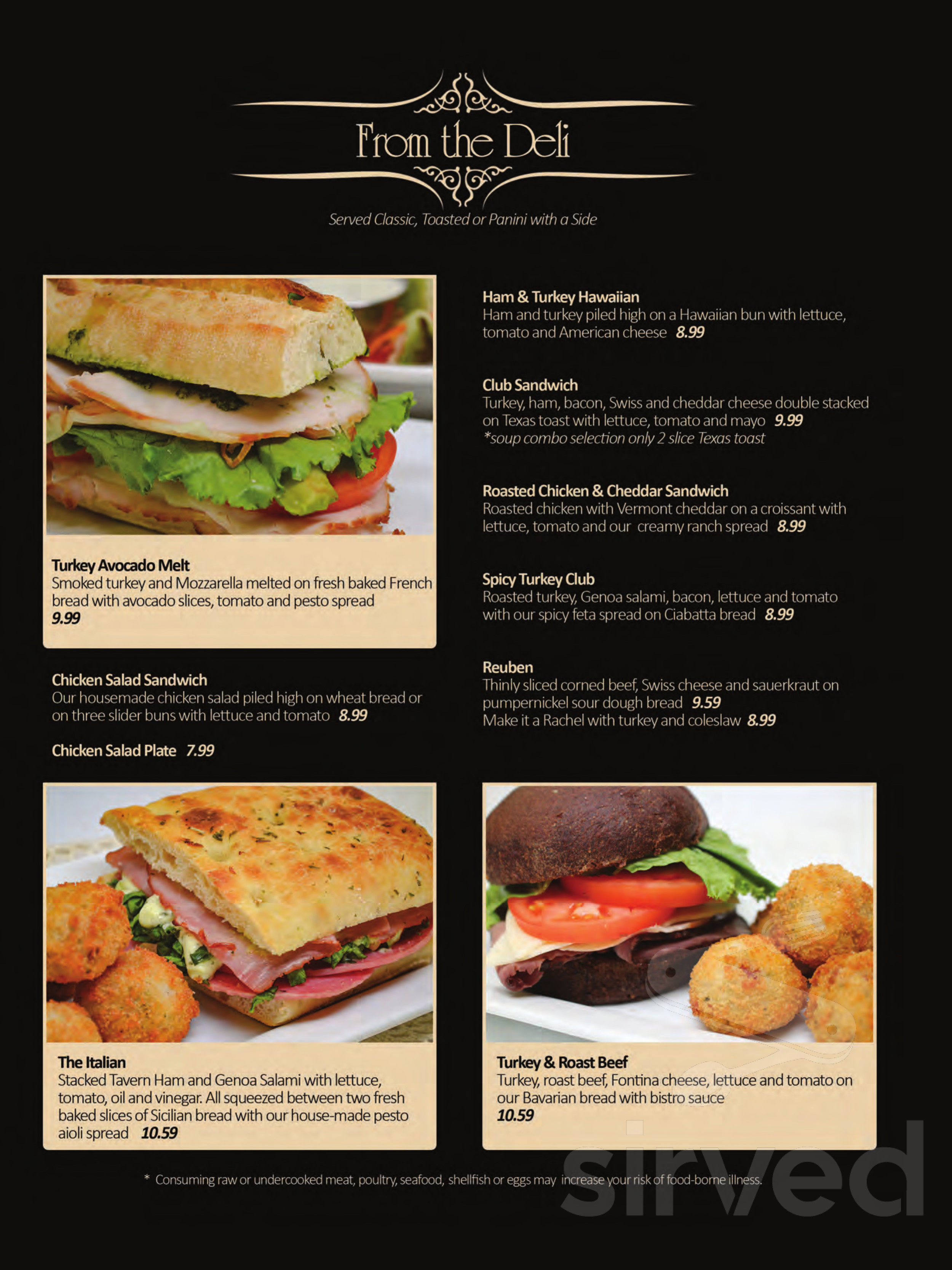 Baker's Sweets Bistro & Bakery menu in Sumter, South Carolina, USA