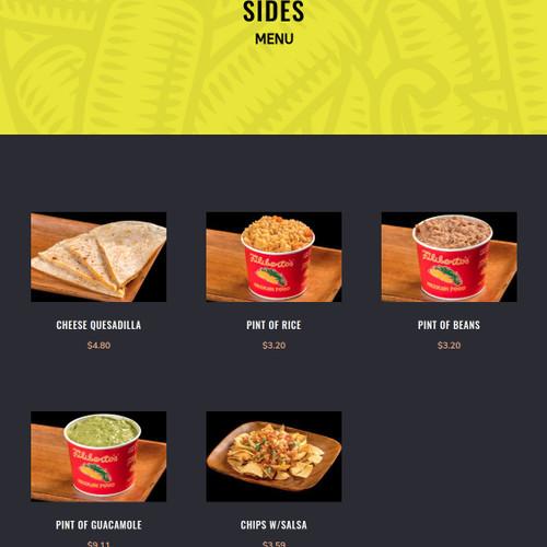 Filiberto's Mexican Food menu in Sun Lakes, Arizona, USA
