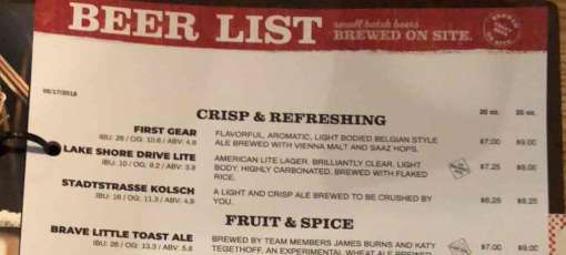 Menu for Rock Bottom Restaurant & Brewery in Colorado Springs, CO | Sirved