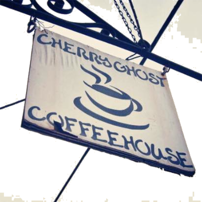Cherry Ghost Coffee House Logo in Washington, Indiana