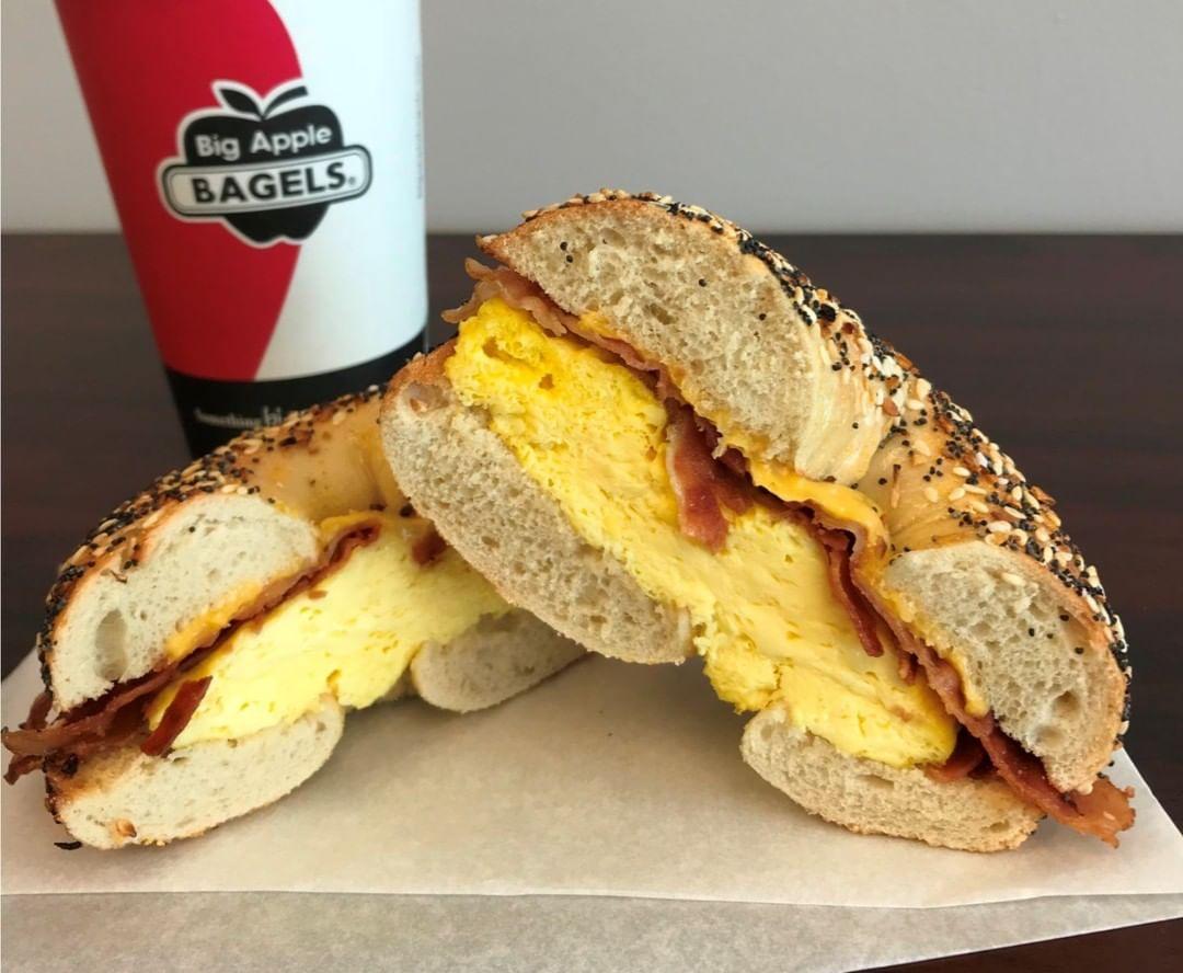 Big Apple Bagels menu in Fishers, Indiana, USA