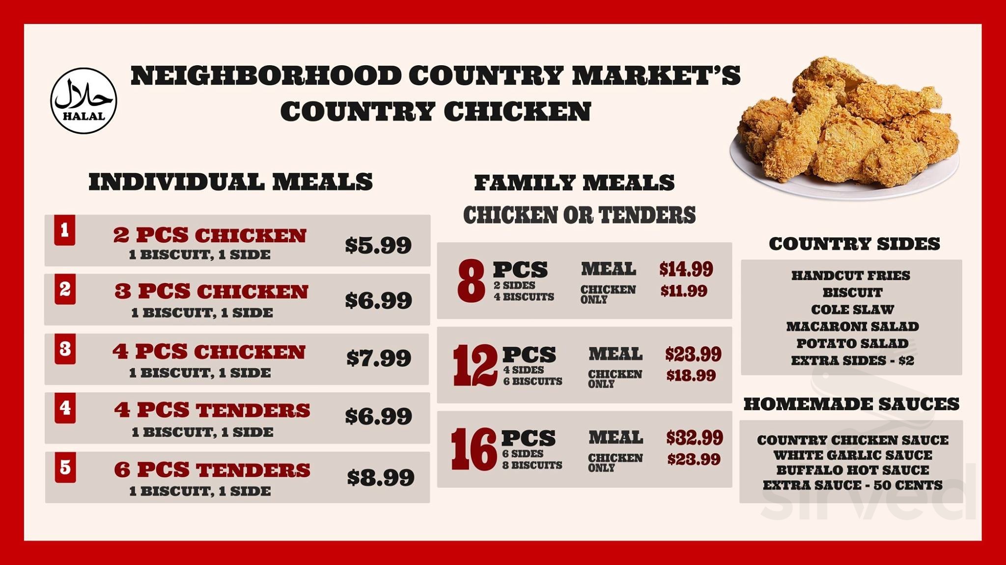 Neighborhood Country Market menu in Mastic Beach, New York, USA