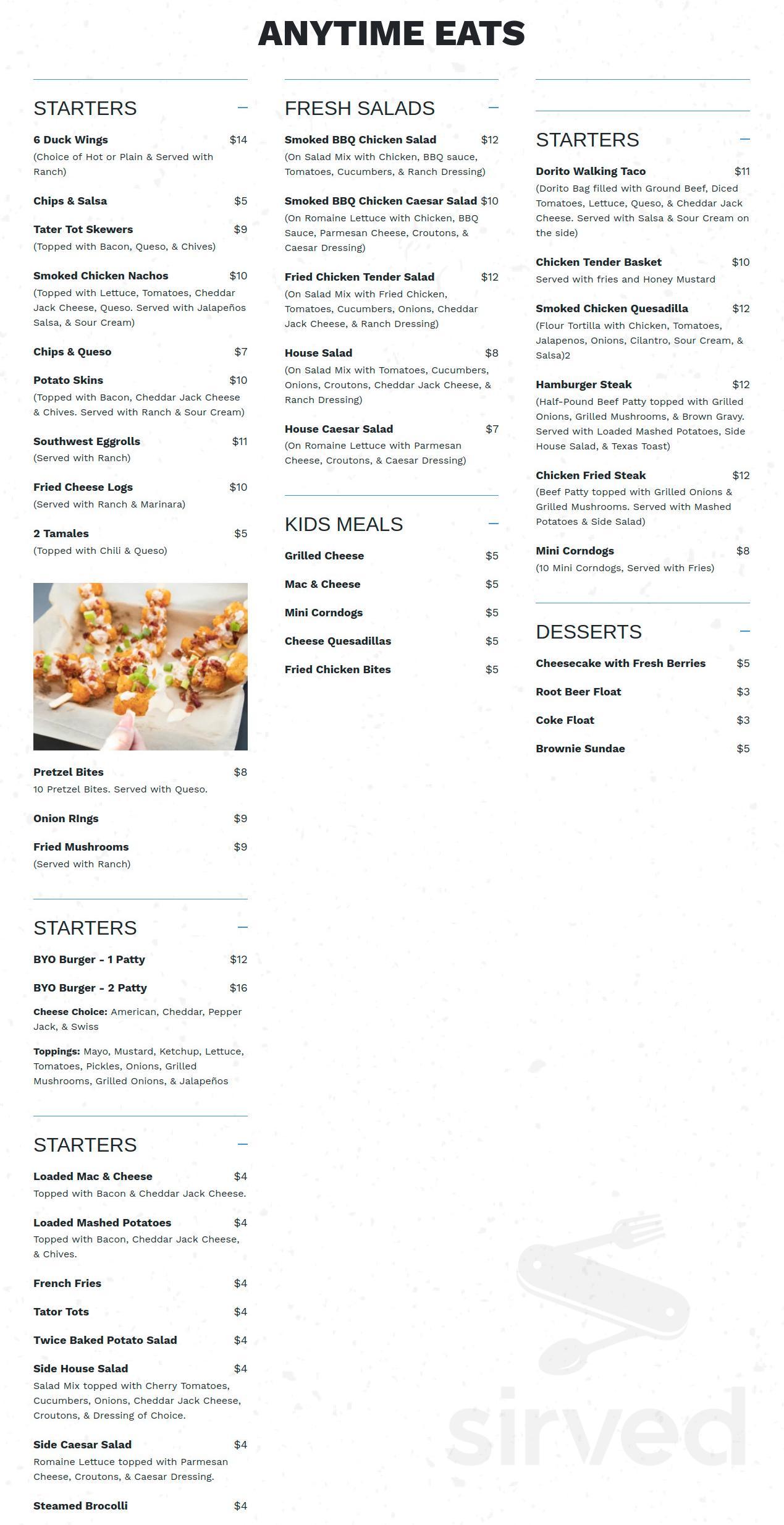 Overtime Lounge Menu In Maumelle Arkansas USA overtime-lounge-menu-in-maumelle-arkansas-usa