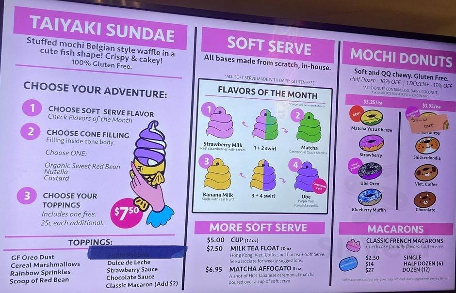 Menu for OMG Squee in Austin, TX | Sirved