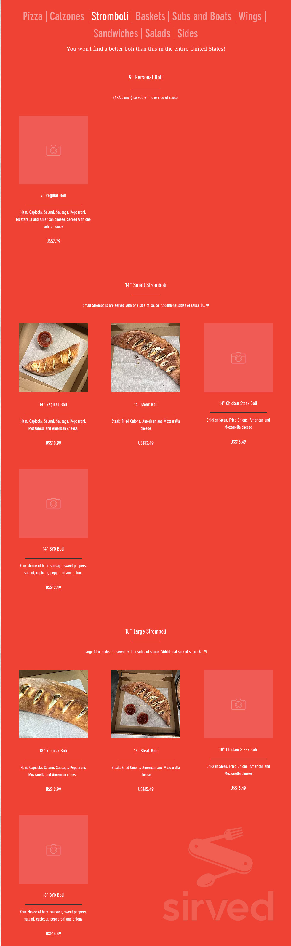 Primo Pizza Express menu in York, Pennsylvania, USA
