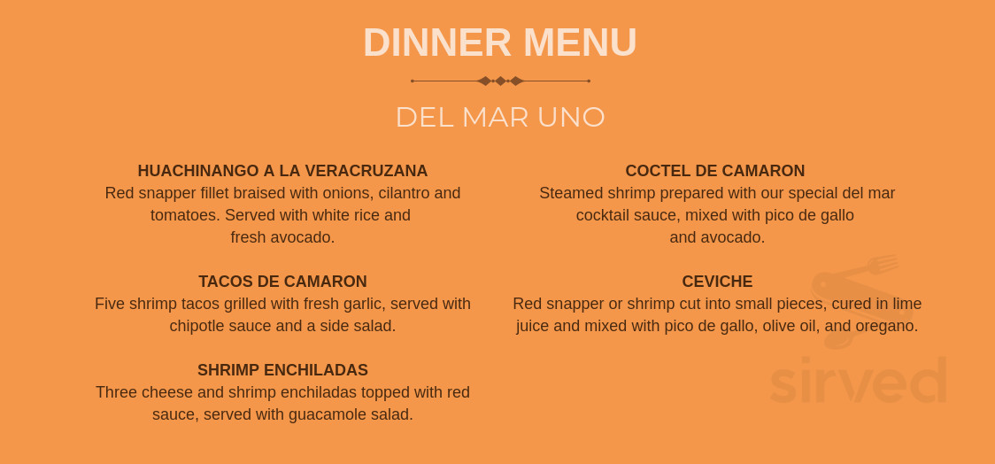 Hacienda San Miguel: House of Tequila menu in Moss Point, Mississippi, USA