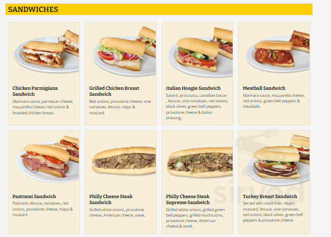 Big Mama's &amp; Papa's Pizzeria menu in Granada Hills, California, USA