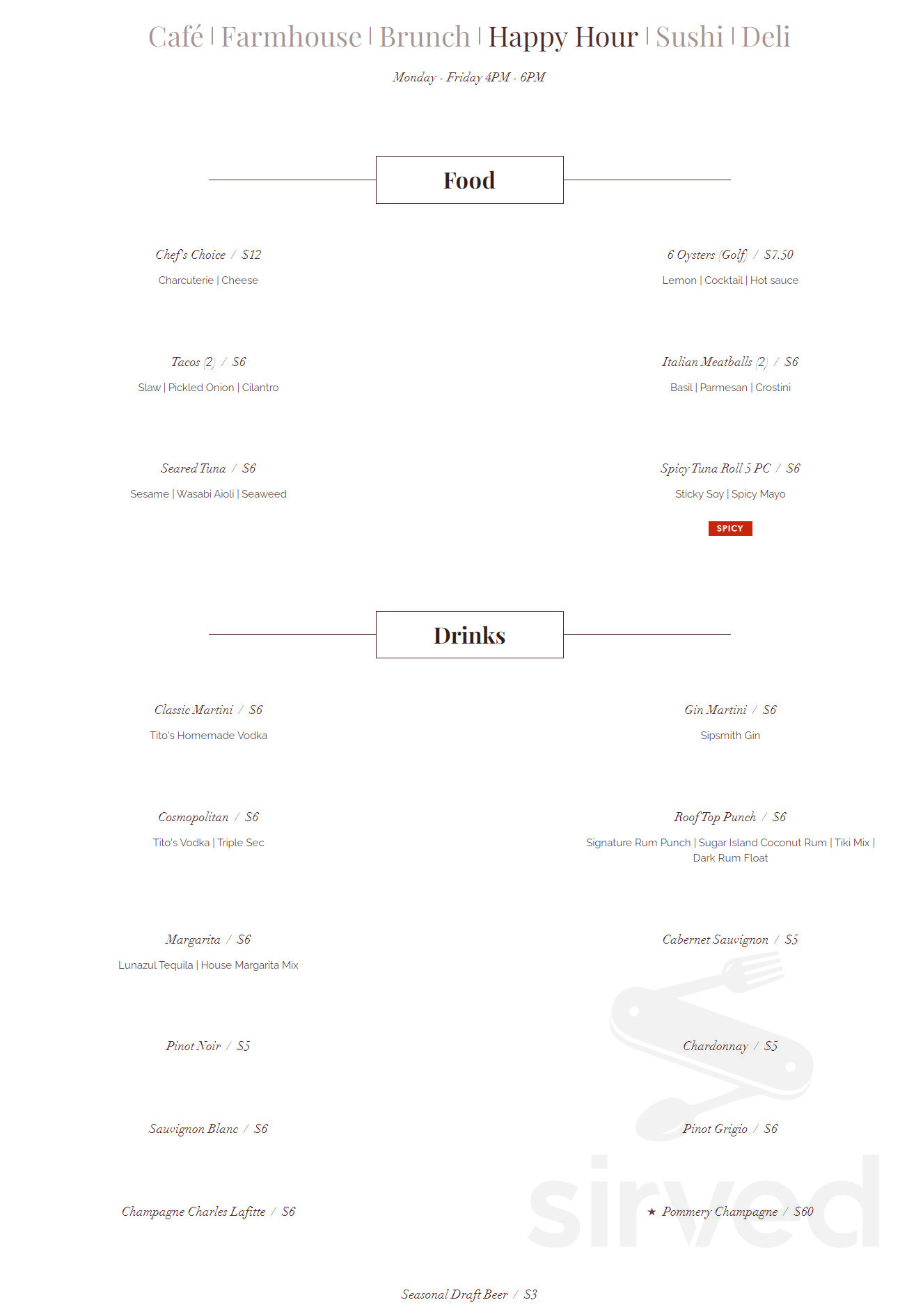 Djon's Village Market menus in Indialantic, Florida, United States