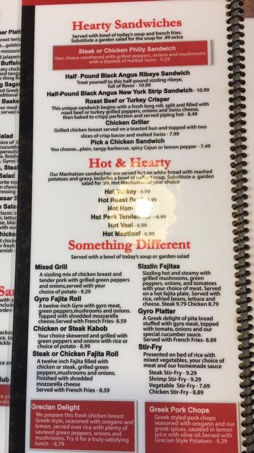 Diamonds Family Restaurant menu in Decatur, Illinois, USA