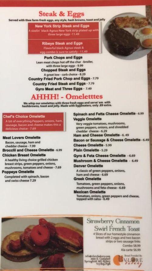 Diamonds Family Restaurant menu in Decatur, Illinois, USA