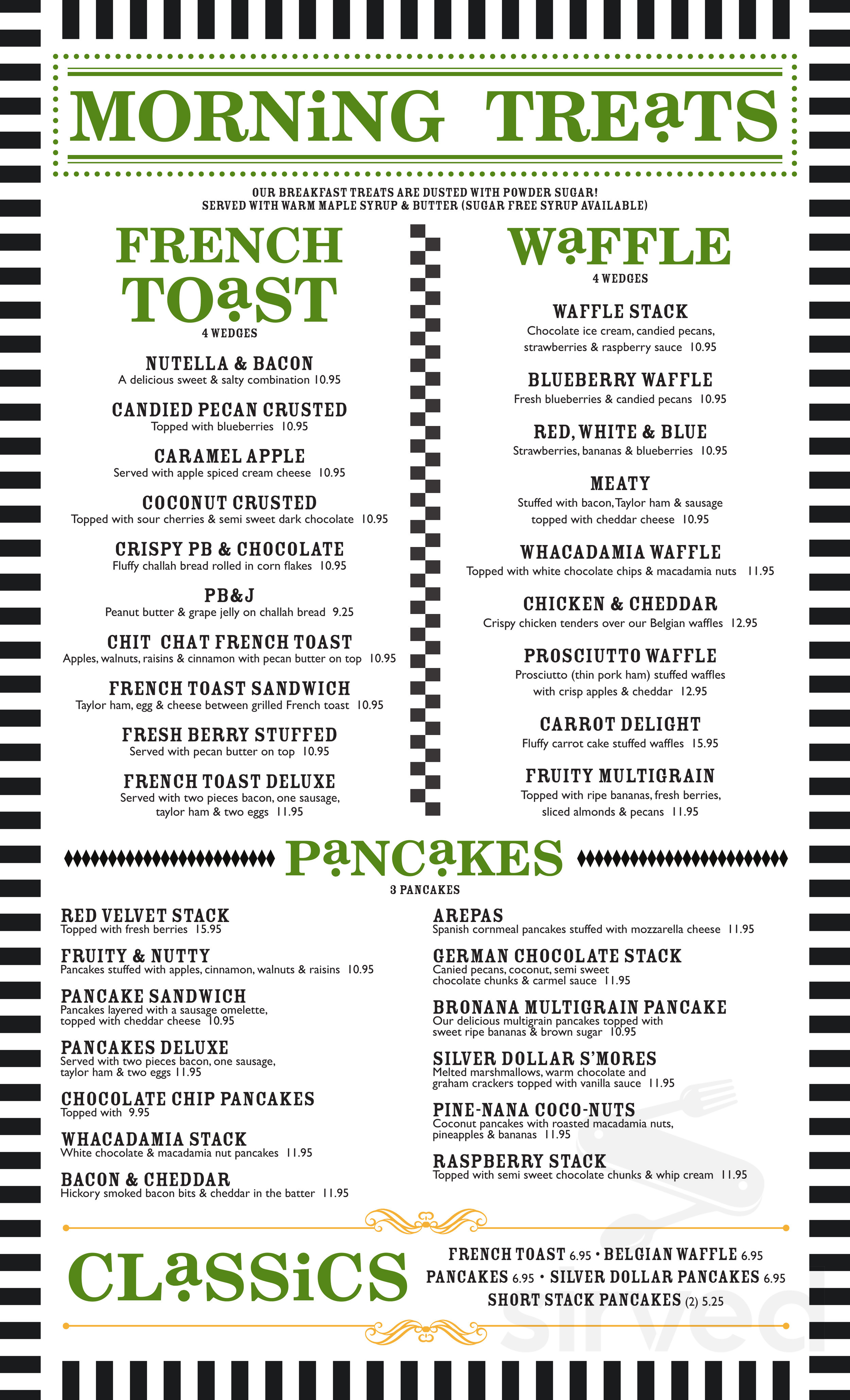 Menu - Hackensack NJ's Chit Chat Diner | Sirved