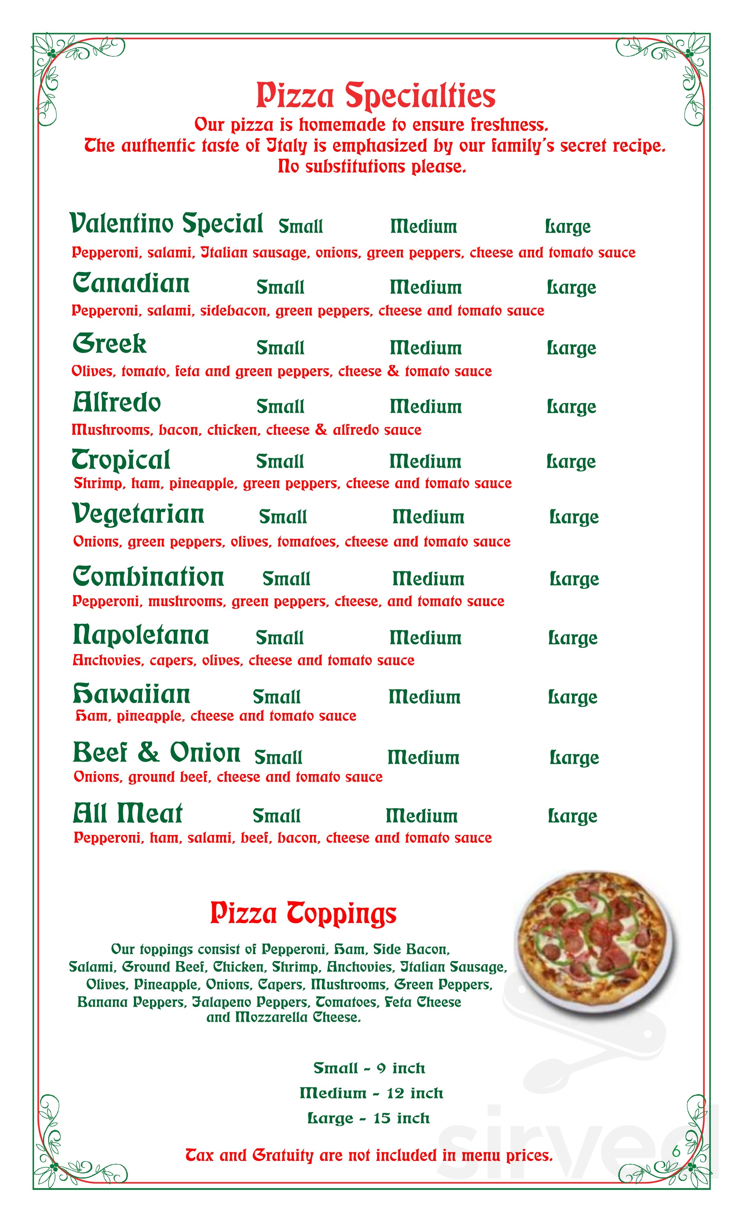 Shenanigans on the beach menu in Winnipeg Beach, Manitoba, Canada