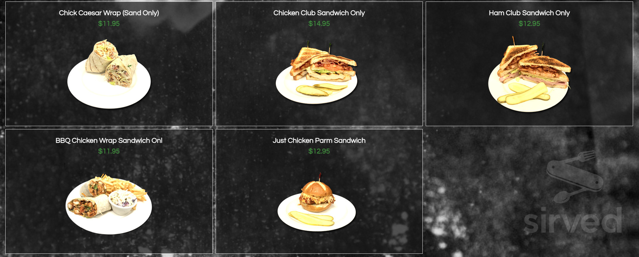 Mike's Place menu in Chatham, Ontario, Canada