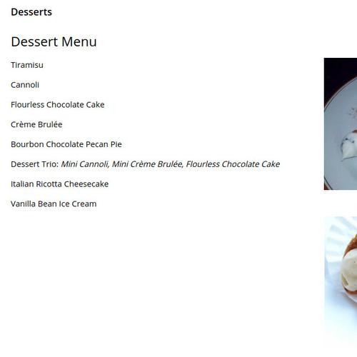 Stellini Italian Restaurant menu in Hilton Head Island, South Carolina, USA