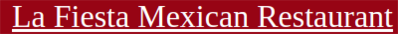 La Fiesta Logo in Clifton Park, New York