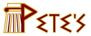 Pete's Steak House Logo in Atchison, Kansas