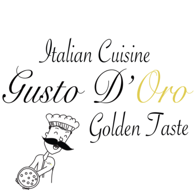 Gusto D' Oro Italian Cuisine Logo in Yorba Linda, California