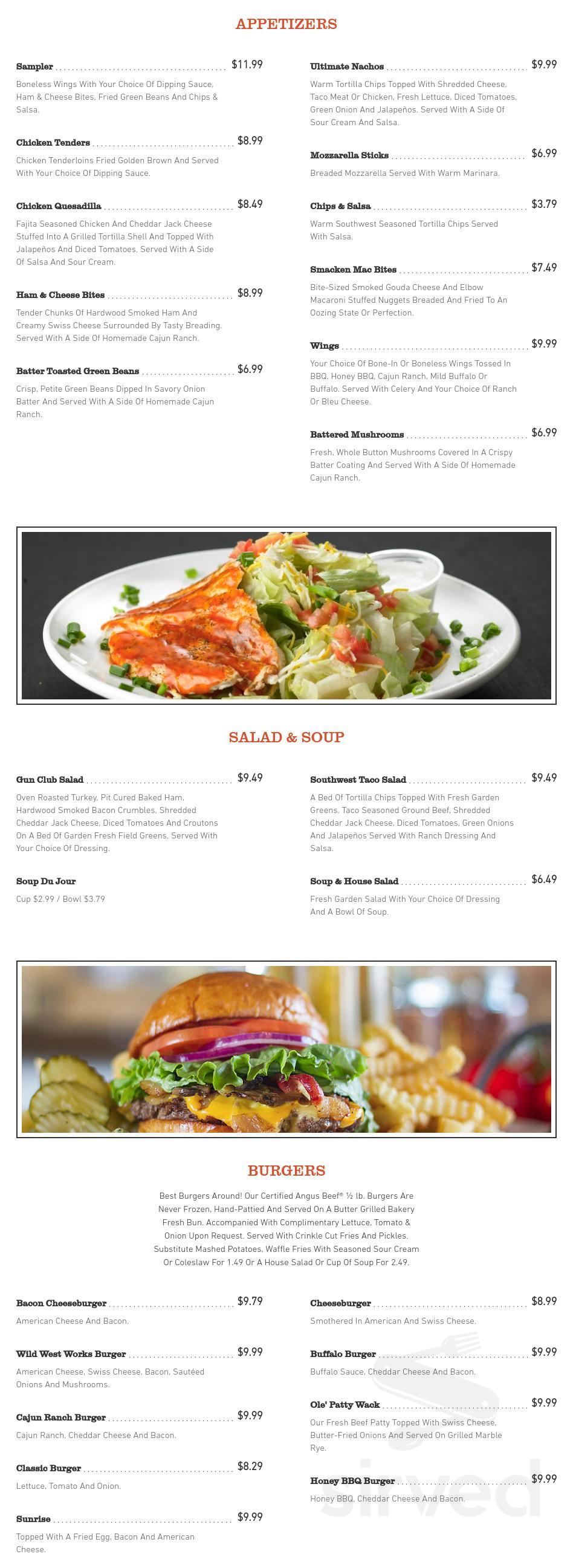 Menu for Sunlac Inn Lakota in Lakota, North Dakota, United States