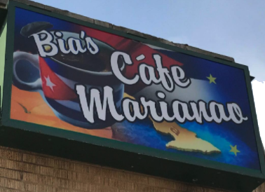 Bia's Café Marianao Logo in Chicago, Illinois