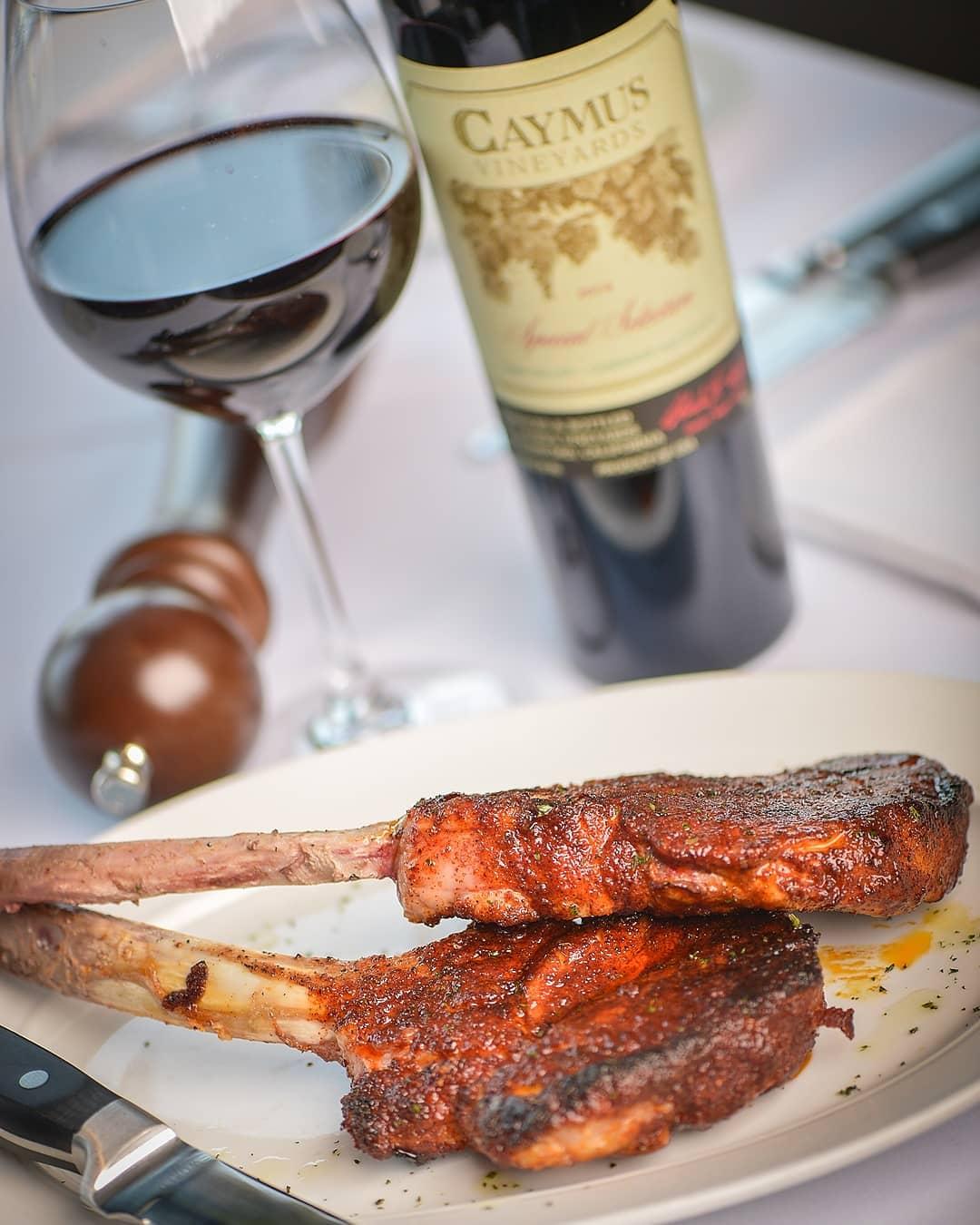 Dominick's Steakhouse menu in Scottsdale, Arizona, USA