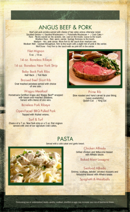 Fiddler's Bar and Grill menu in Carlisle, Pennsylvania, USA