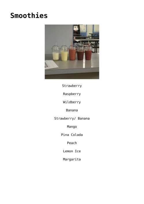 The Ice Cream Shoppe Skowhegan (Donna's) menu in Skowhegan, Maine, USA