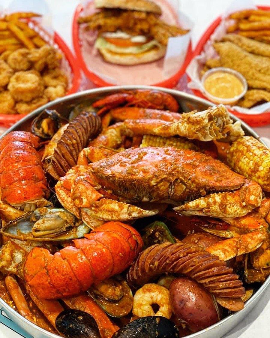King Cajun menu in St Paul, Minnesota, USA