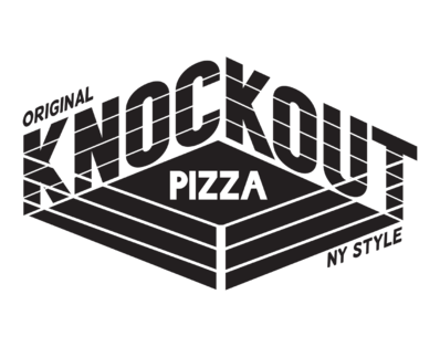 Knockout Pizza Logo in Oceanside, California