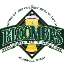 Bloomers Bar & Grill Logo in Carroll, Iowa