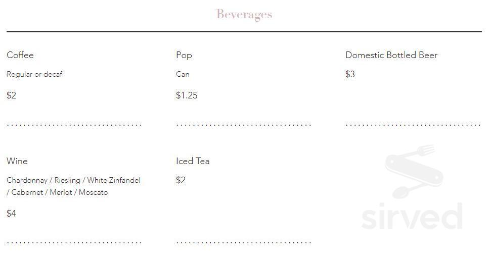 Aliquippa Croatian Center menu in Aliquippa, Pennsylvania, USA