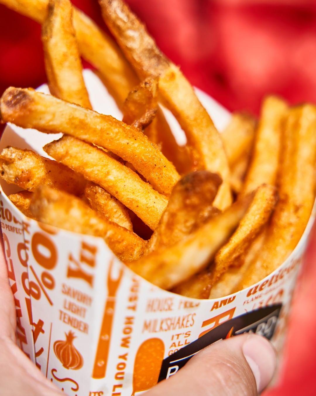 Back Yard Burgers menu in Memphis, Tennessee, USA