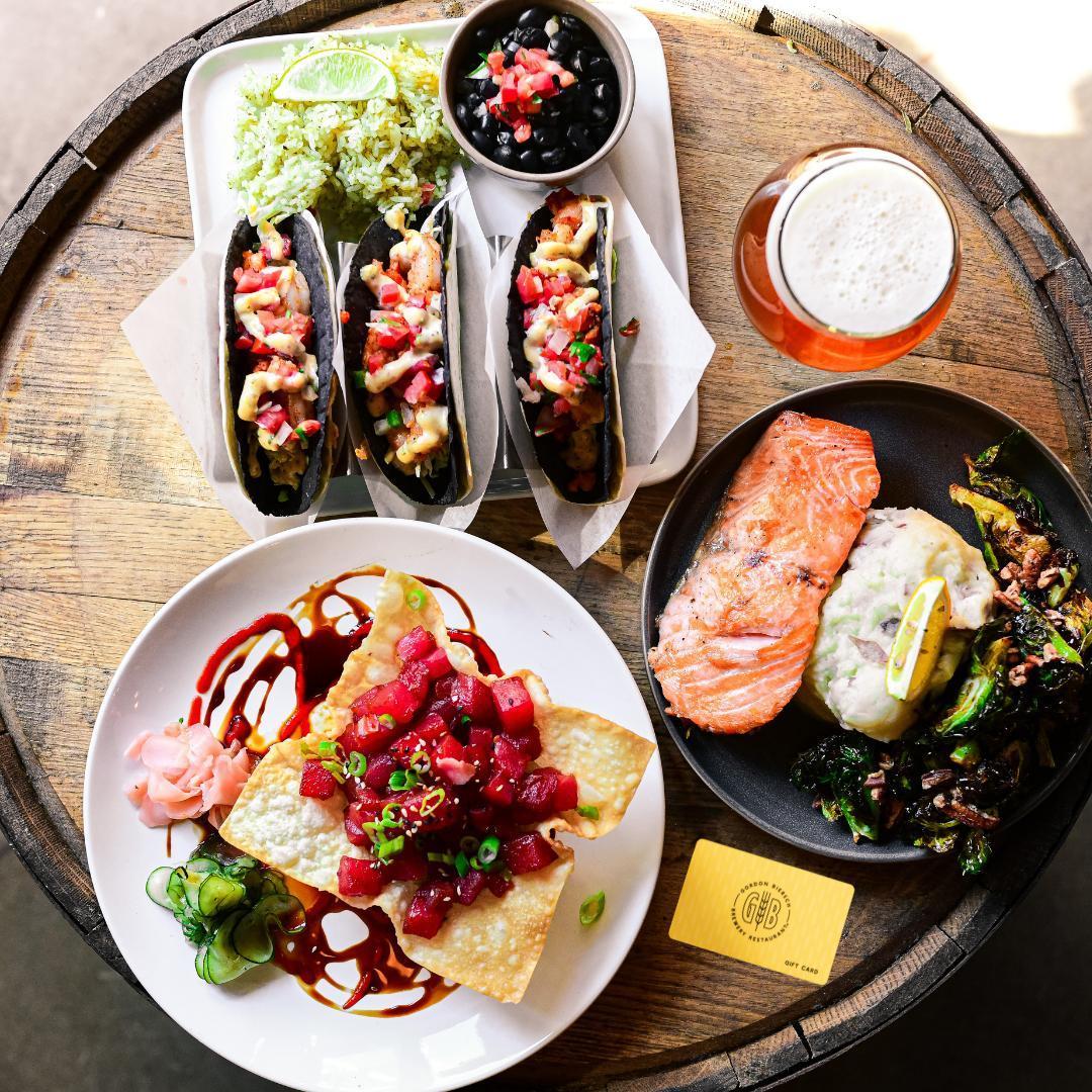 Gordon Biersch Brewery Restaurant menus in Burbank, California, United ...
