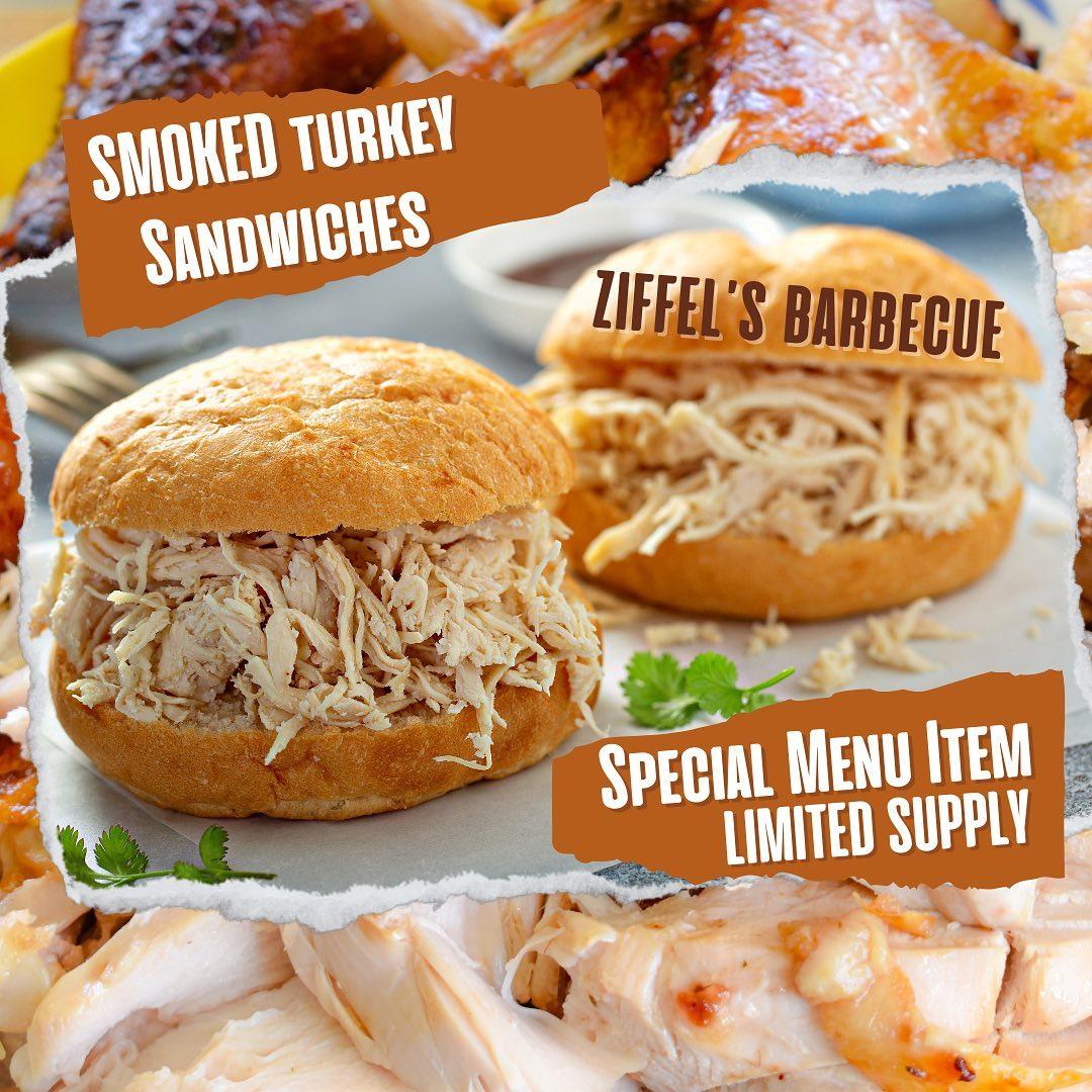 Menu for Ziffel's Barbecue in Lewisburg, Tennessee, United States