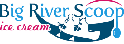 Big River Scoop Ice Cream Logo in Bemidji, Minnesota