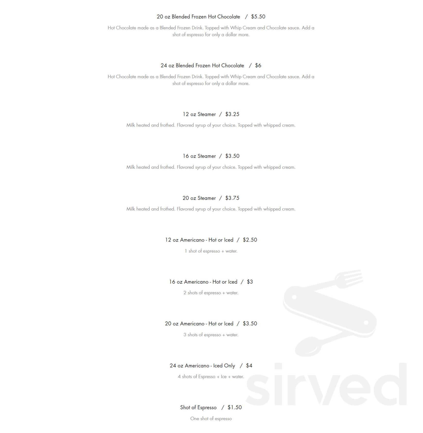 Go Set Ready Coffee menu in Benson, Minnesota, USA