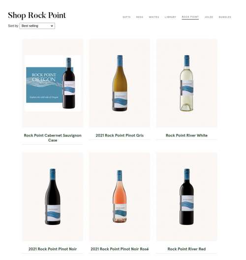 Del Rio Vineyards menu in Gold Hill, Oregon, USA