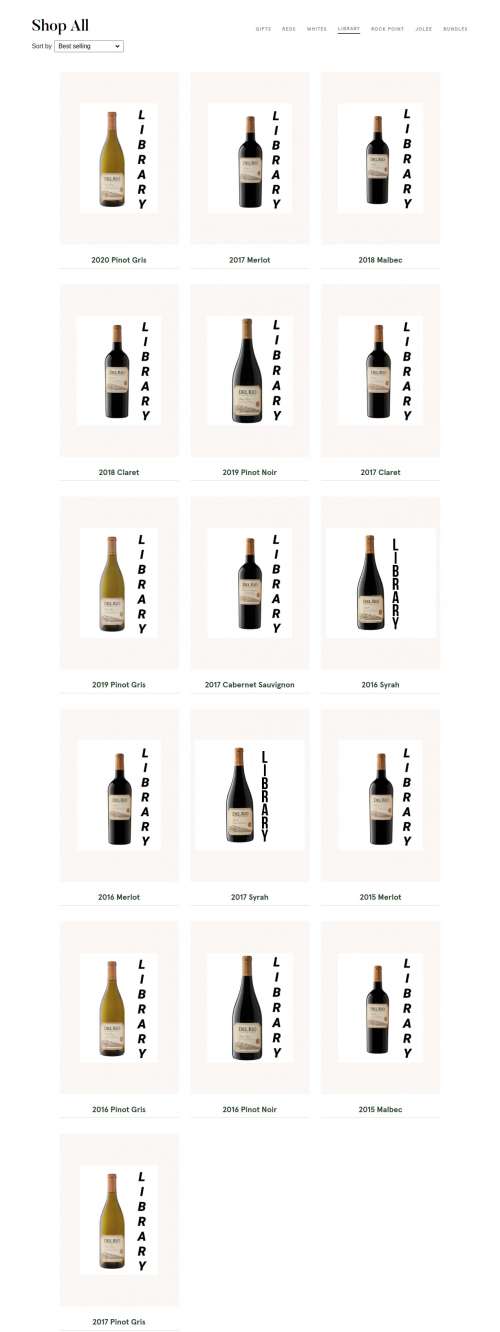 Del Rio Vineyards menu in Gold Hill, Oregon, USA