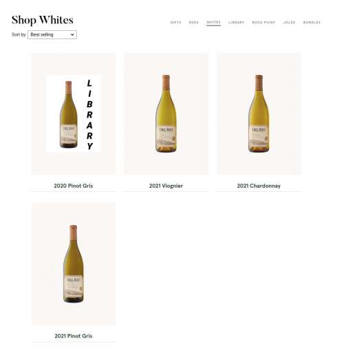 Del Rio Vineyards menu in Gold Hill, Oregon, USA