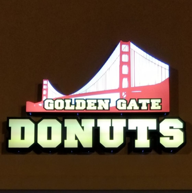 Golden Gate Donuts menu in Louisville, Kentucky, USA