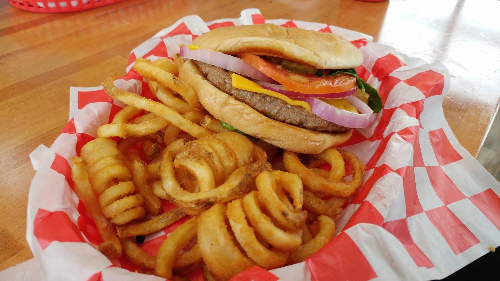 Burger Street menu in Tulsa, Oklahoma, USA