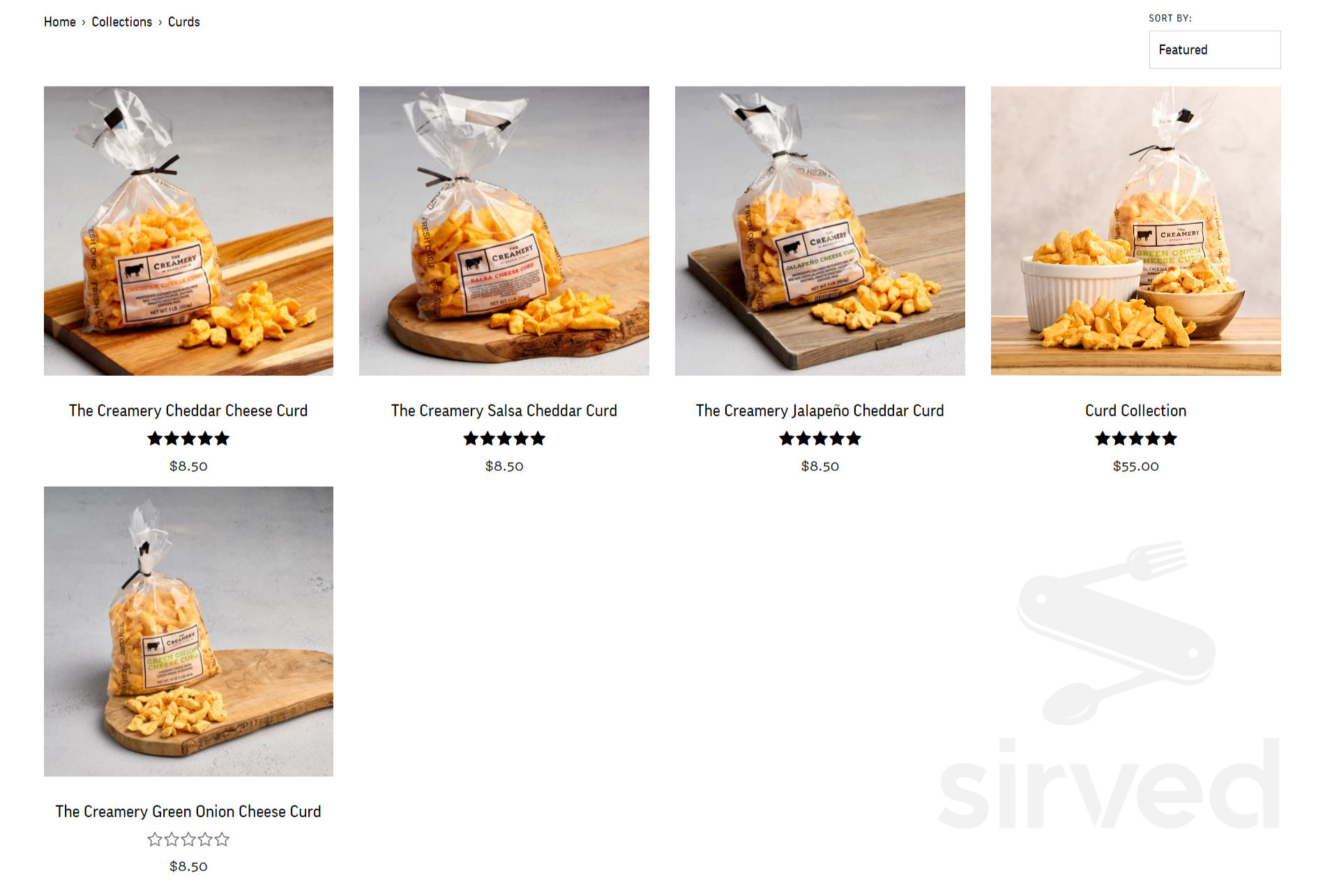 The Creamery Kitchen menu in Beaver, Utah, USA