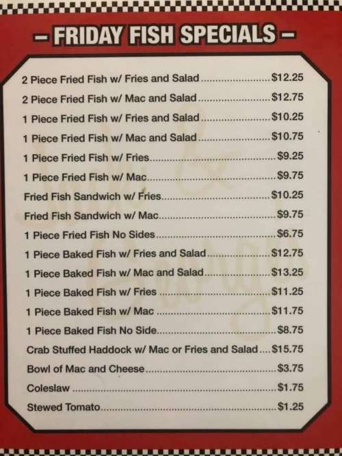 Jack &amp; Georges menu in Altoona, Pennsylvania, USA