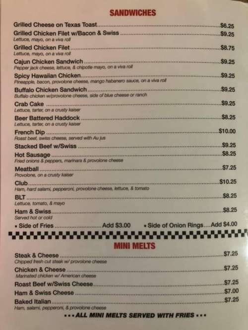 Jack &amp; Georges menu in Altoona, Pennsylvania, USA