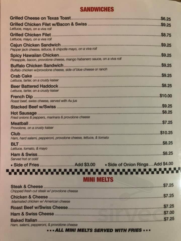 Jack &amp; Georges menu in Altoona, Pennsylvania, USA