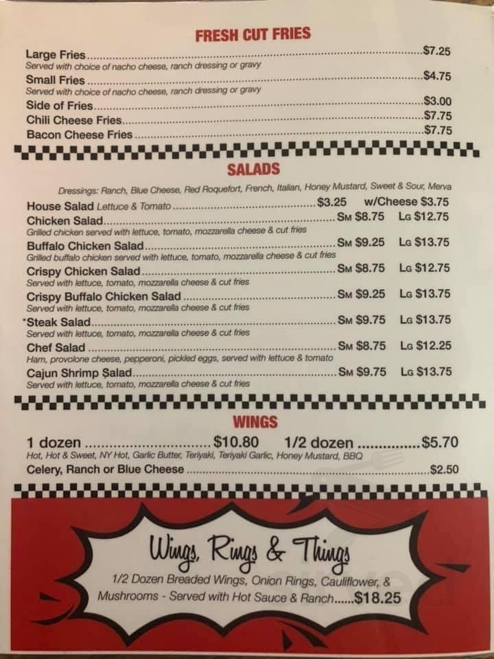 Jack &amp; Georges menu in Altoona, Pennsylvania, USA