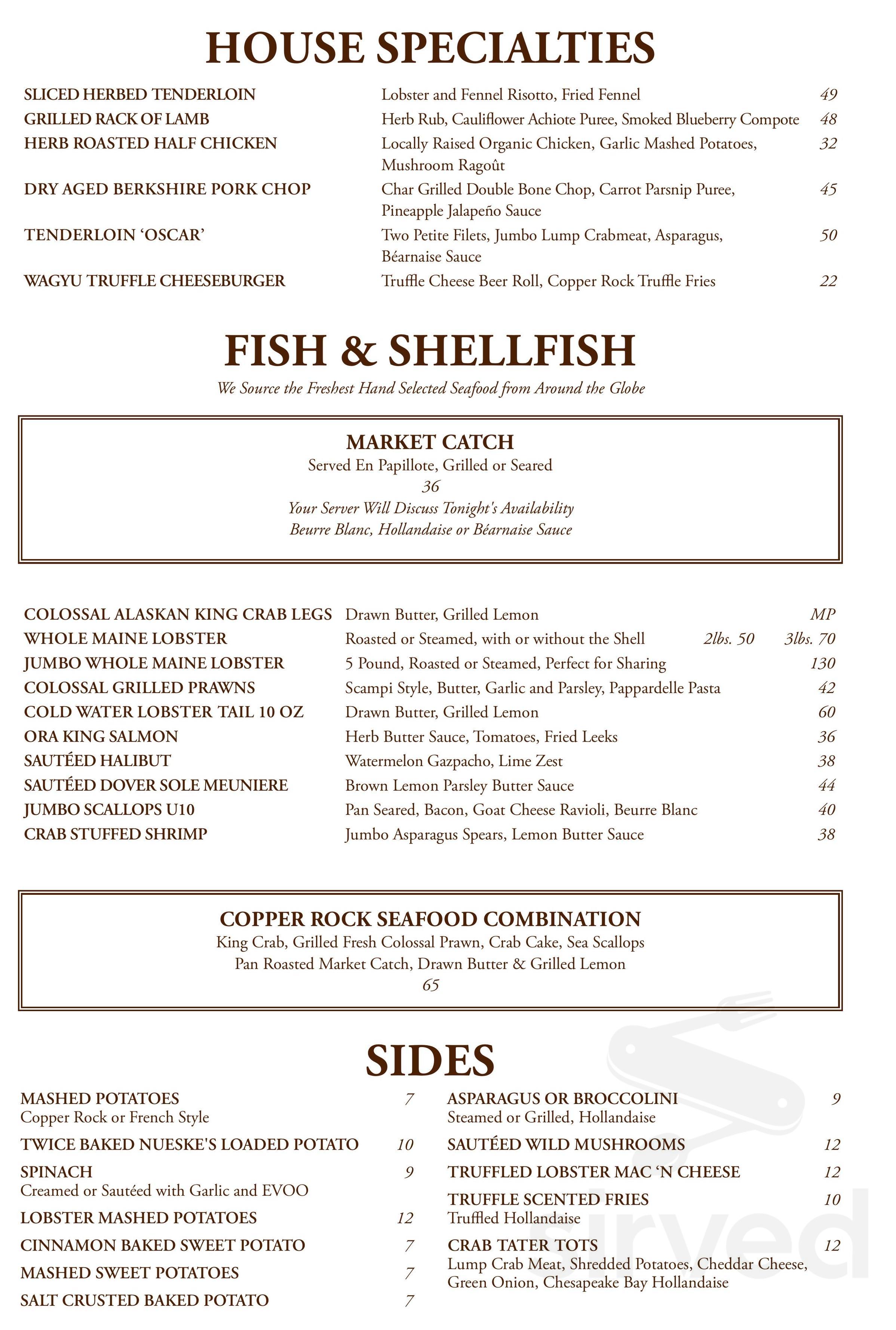 The Buffet New Buffalo menu in New Buffalo, Michigan, USA