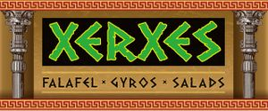 Xerxes Mediterranean Grill Logo in Ashland, Oregon