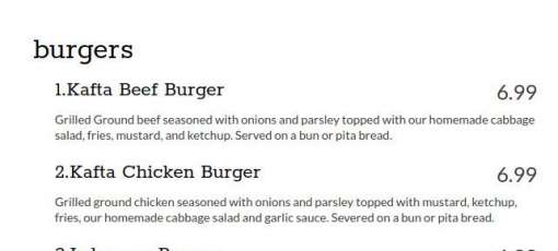 Cedar's Food Mart and Grill Halal Menu - Springfield, Massachusetts ...