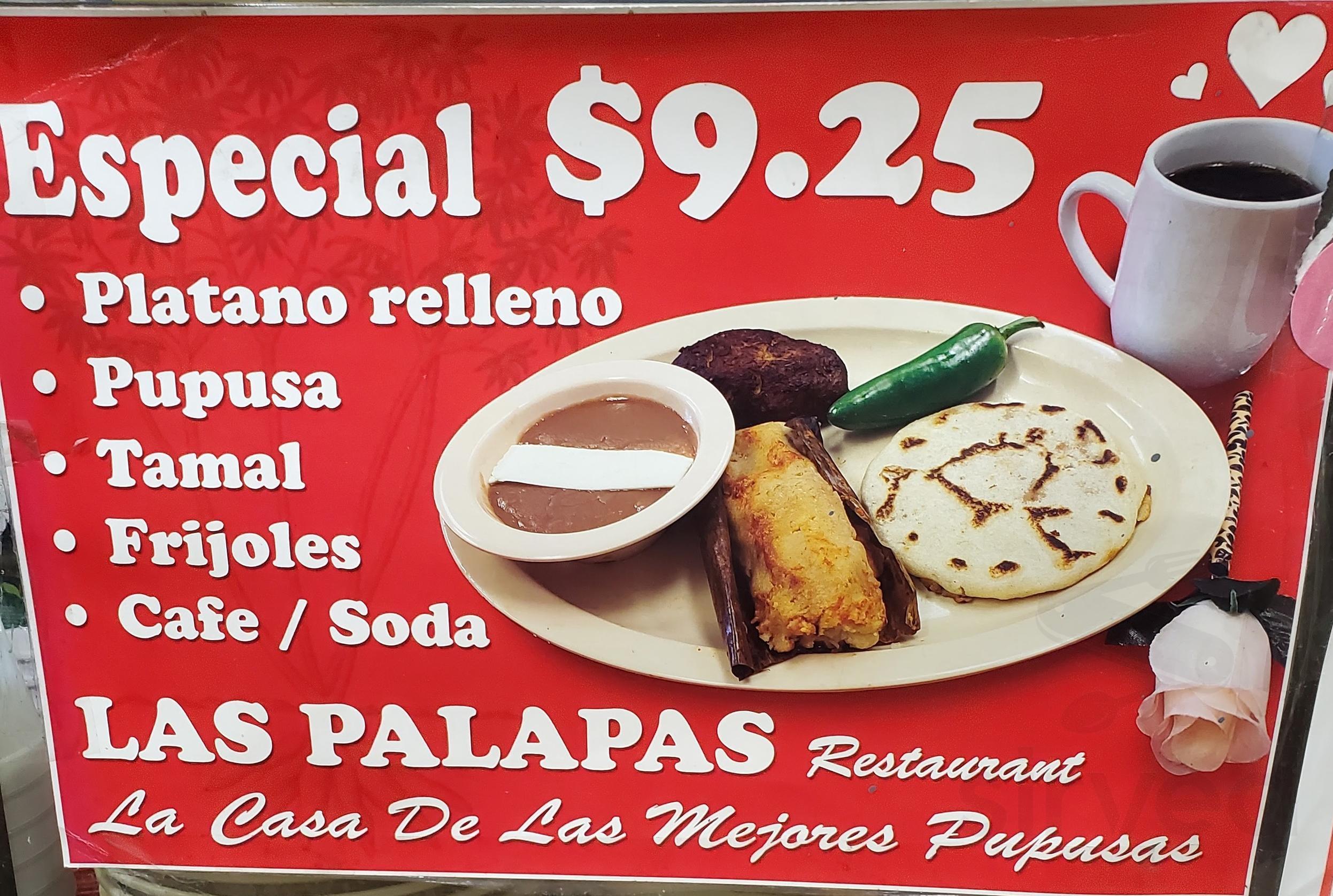 Las Palapas Restaurant menu in Maywood, California, USA